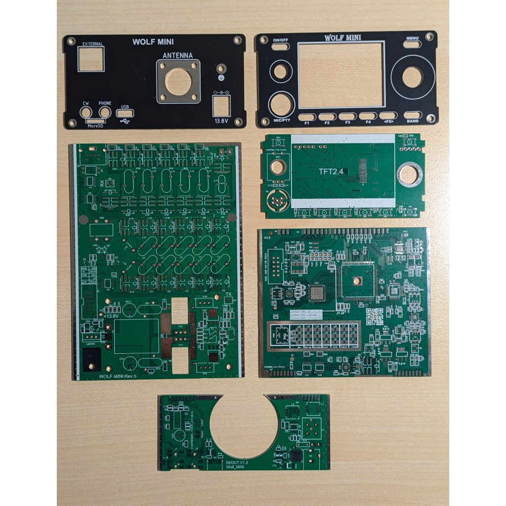 Wolf-Mini ATU UA3REO Wolf SDR DUC/DDC HF VHF FT8 WiFi Bluetooth